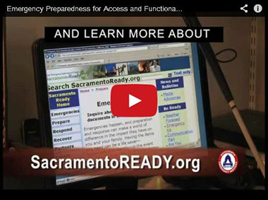 Sacramento OES Seniors and Disabled Prepare Video